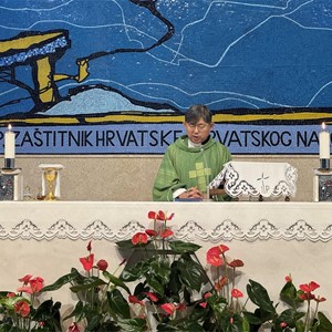 Slavljena misa na korejskom jeziku u Nacionalnom svetištu sv. Josipa u Karlovcu